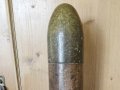 120mm Wombat Wood and Brass Drill Round